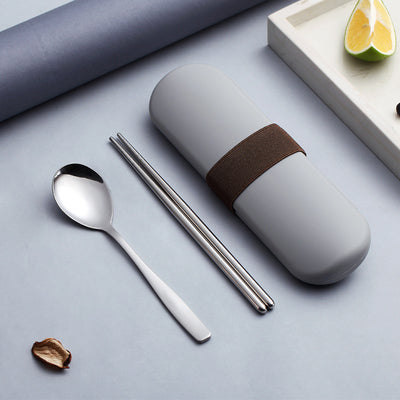 Stainless steel portable cutlery