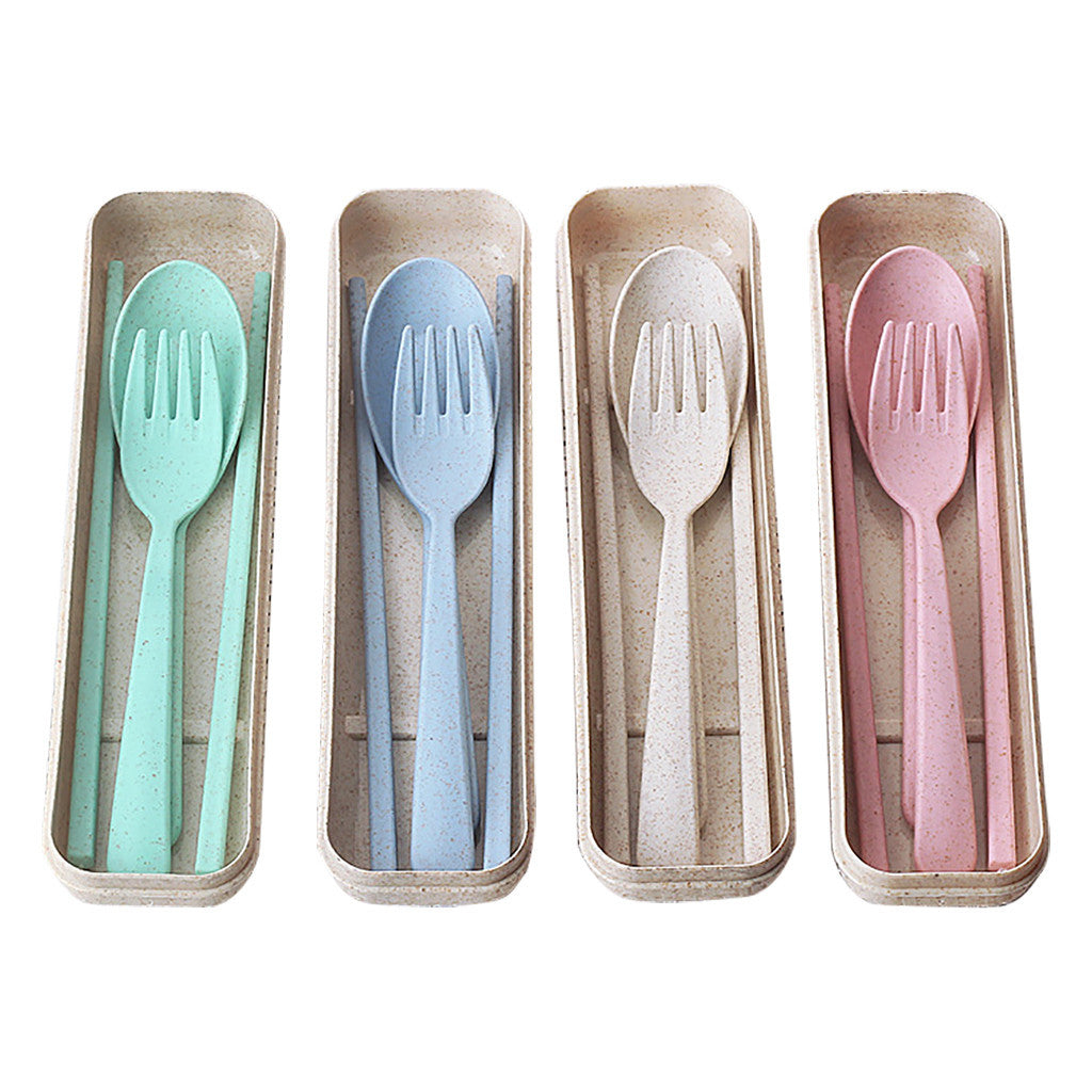 Wheat straw cutlery