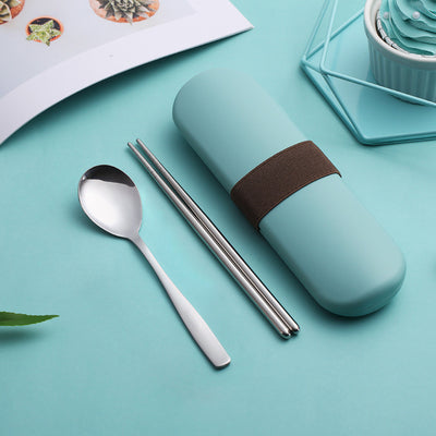Stainless steel portable cutlery