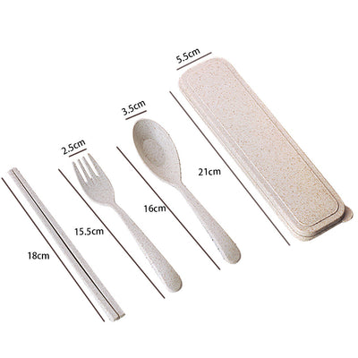 Wheat straw cutlery