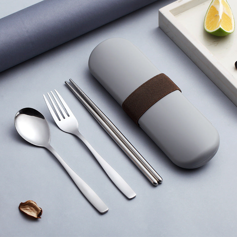 Stainless steel portable cutlery