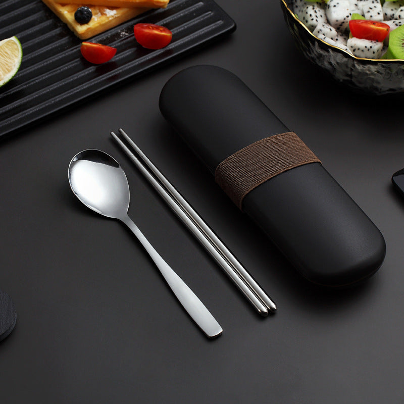 Stainless steel portable cutlery