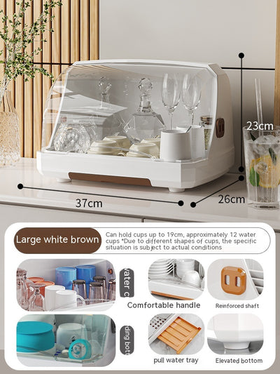 Cup Storage Box Plastic Storage Rack