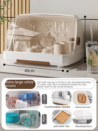 Cup Storage Box Plastic Storage Rack