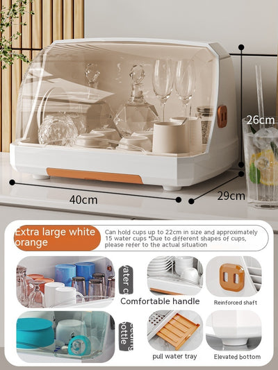 Cup Storage Box Plastic Storage Rack